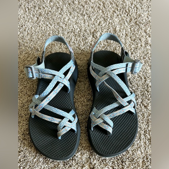 Chaco - Womens ZX/2 Classic Turquoise and Orange Speck SZ W8 - Picture 2 of 8